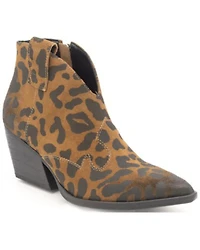 Golo Shoes Women's Rodeo Leopard Fashion Booties - Round Toe
