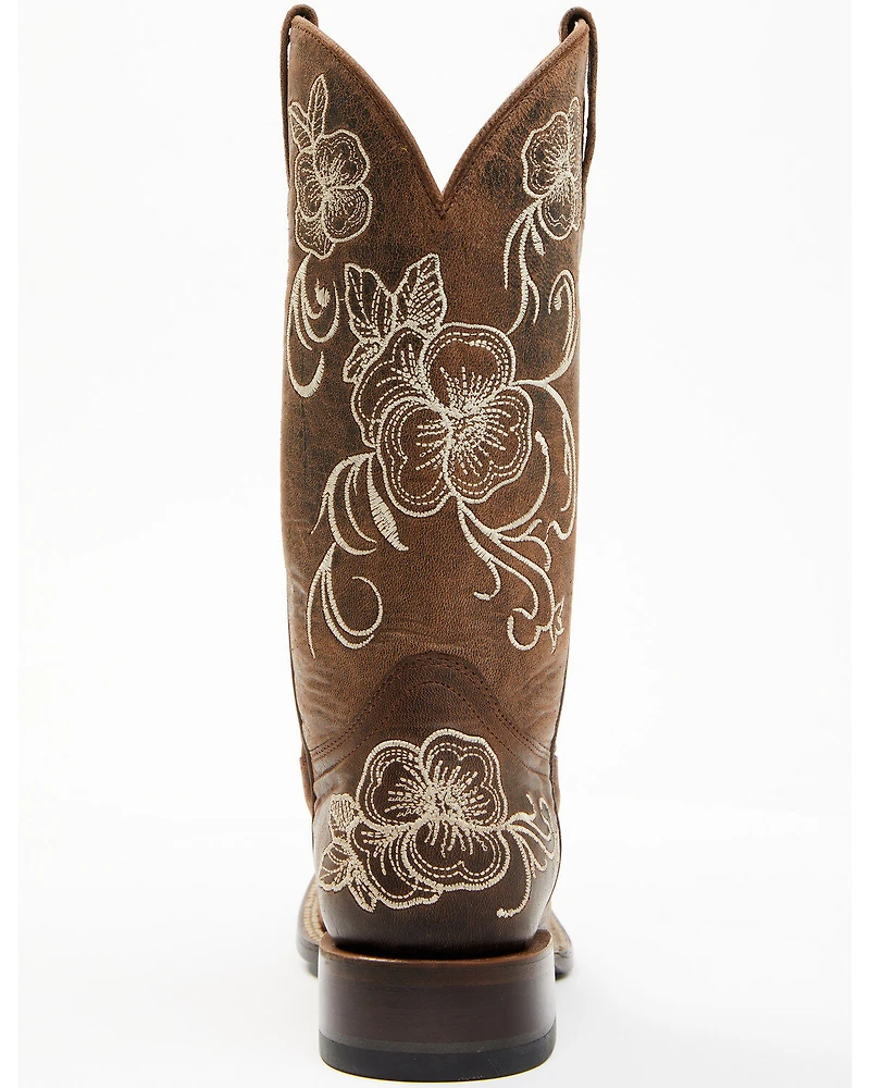 Shyanne Women's Lasy Western Boots - Broad Square Toe