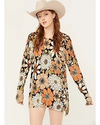 Show Me Your Mumu Women's Floral Print Bonfire Sweater