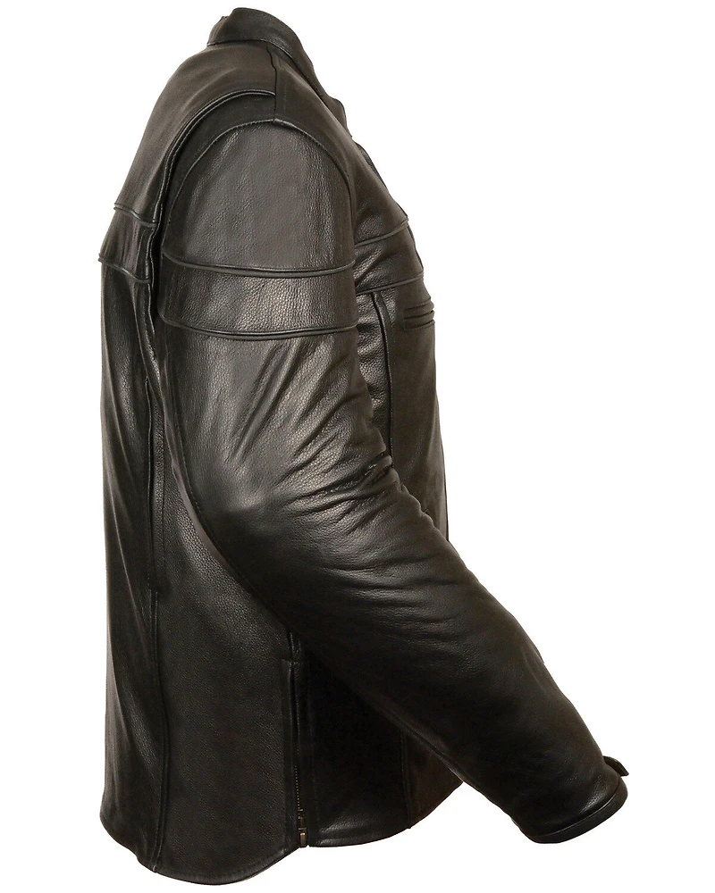Milwaukee Leather Men's Sporty Scooter Crossover Jacket - 3X