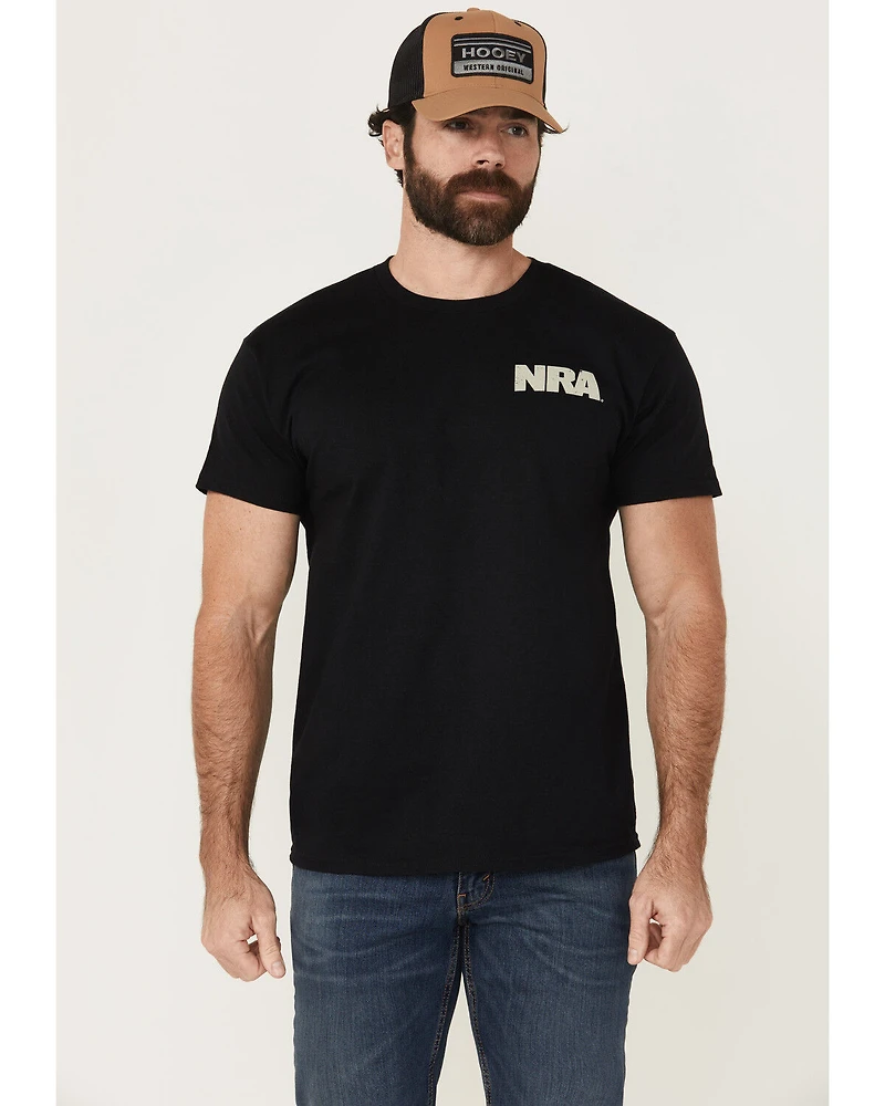 Buckwear Men's NRA We Plead The 2nd Short Sleeve Graphic Shirt