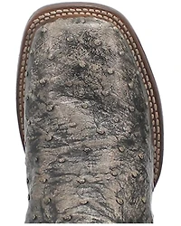 Dan Post Men's Dillinger Full Quill Ostrich Western Boots - Broad Square Toe