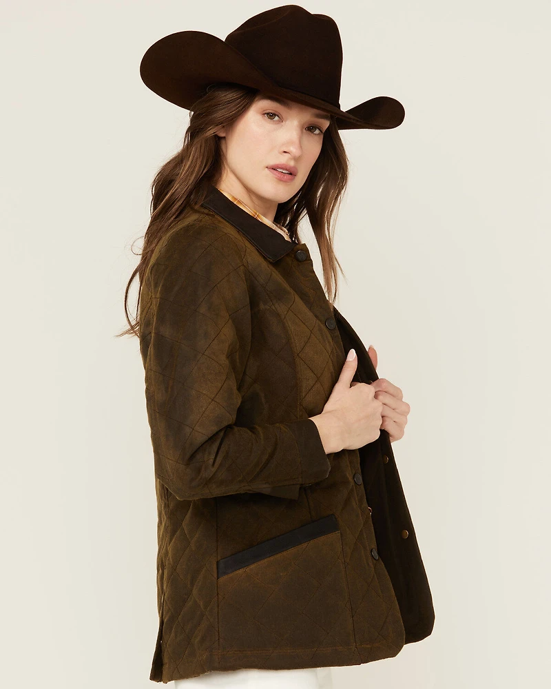 Outback Trading Co Women's Oilskin Barn Jacket
