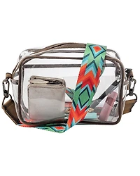STS Ranchwear by Carroll Women's Lucy Clear Stadium Crossbody Bag