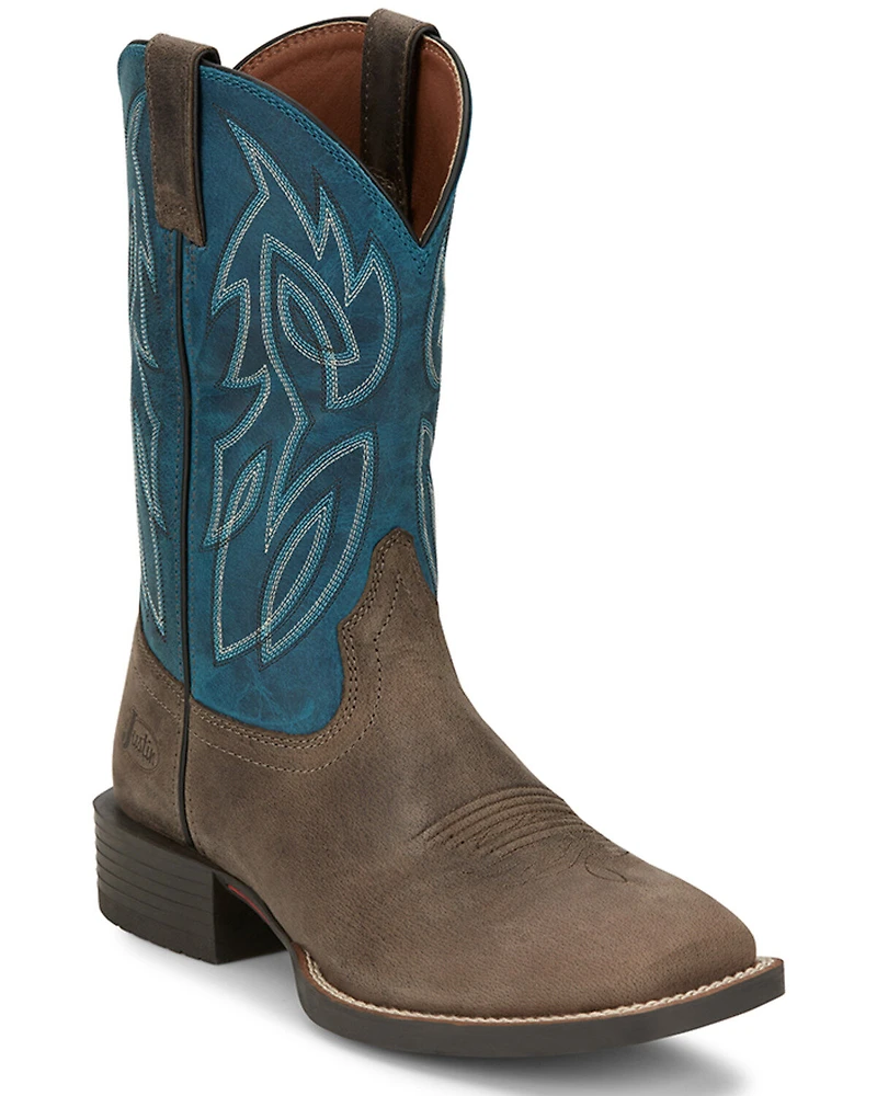 Justin Men's Canter Western Boots - Broad Square Toe