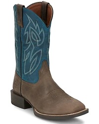 Justin Men's Canter Western Boots - Broad Square Toe