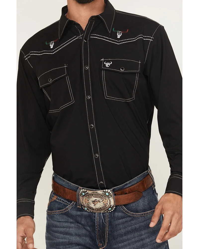 Cowboy Hardware Men's Boot Barn Exclusive Hecho En Mexico Long Sleeve Snap Stretch Western Shirt