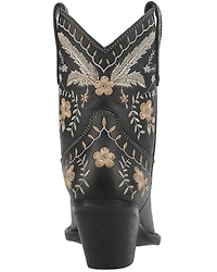 Dingo Women's Primrose Embroidered Floral Western Booties - Snip Toe