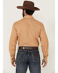 Cinch Men's Geo Striped Print Long Sleeve Snap Western Shirt