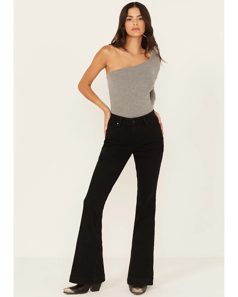 Shyanne Women's High Rise Stretch Flare Jeans