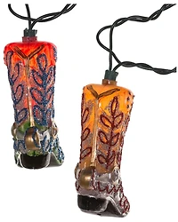 Kurt Adler Cowboy Boot String Light Set; received 6.13km