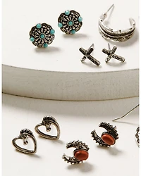 Shyanne Women's Canyon Sunset Crescent Earrings Set