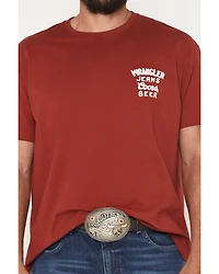 Wrangler X Coors Banquet Men's Chest Logo Short Sleeve Graphic T-Shirt