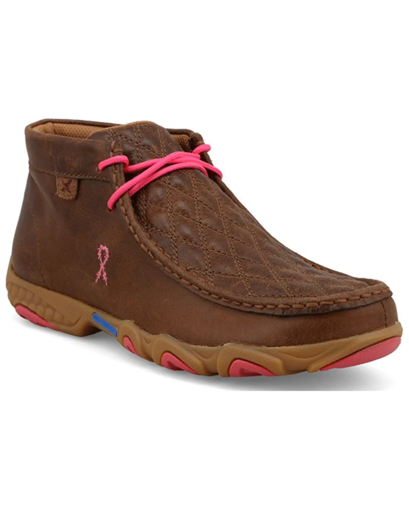 Twisted X Women's Tough Enough to Wear Pink Chukka Driving Mocs
