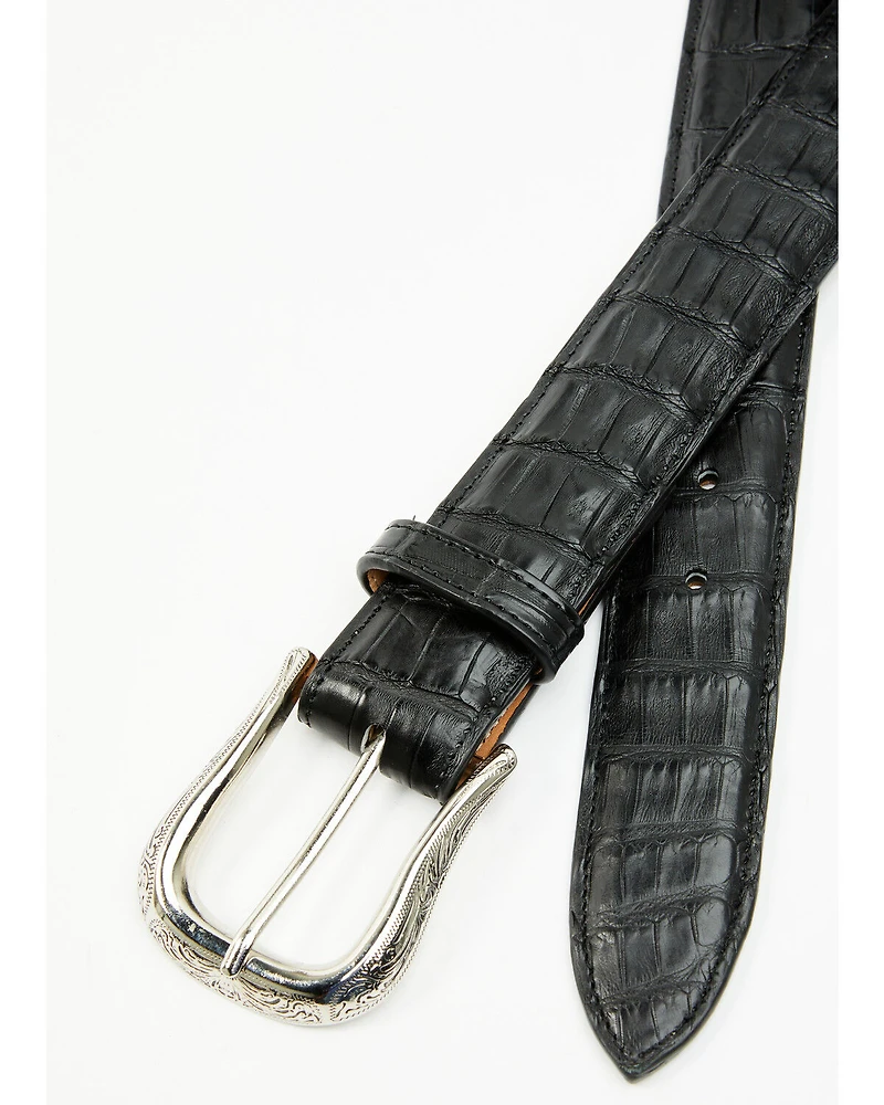 Cody James Black 1978™ Men's Sutton Exotic Caiman Tail Leather Belt