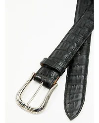 Cody James Black 1978™ Men's Sutton Exotic Caiman Tail Leather Belt