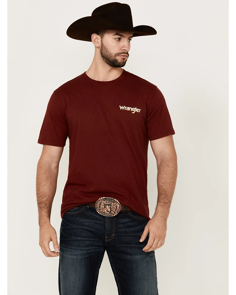 Wrangler Men's Boot Barn Exclusive Cowboy Southwestern Short Sleeve Graphic T-Shirt