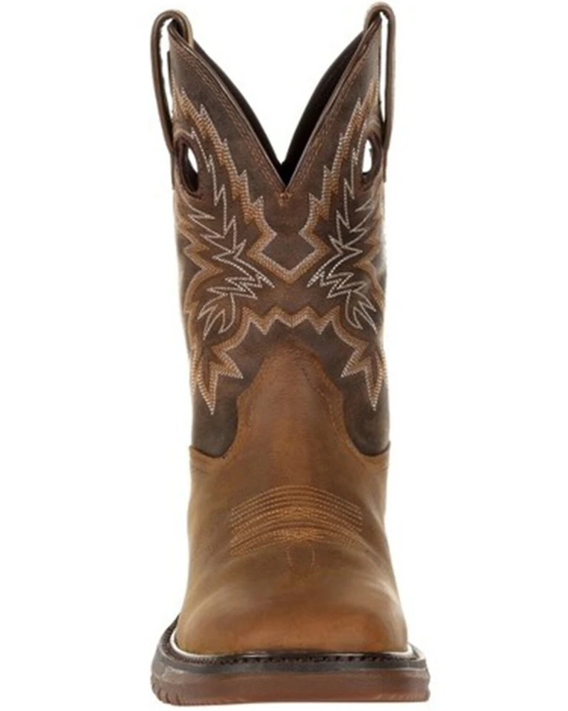 Rocky Men's Ride FLX Waterproof Pull On Western Boot - Square Toe