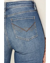 Idyllwind Women's Midland Medium Wash High Rise Bootcut Stretch Denim Jeans
