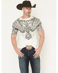 Affliction Men's Kingdom Short Sleeve Graphic T-Shirt