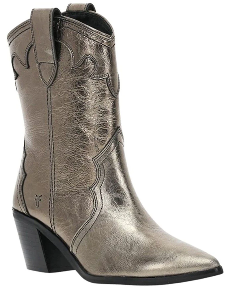 Frye Women's Sara Western Short Boots - Round Toe