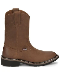 Justin Boys' Roper Western Boots - Round Toe