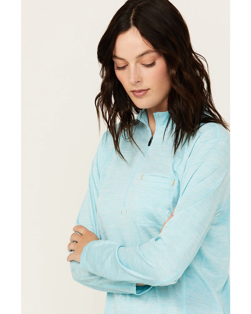 Ariat Women's Rebar Evolve 1/2 Zip Long Sleeve Work Shirt