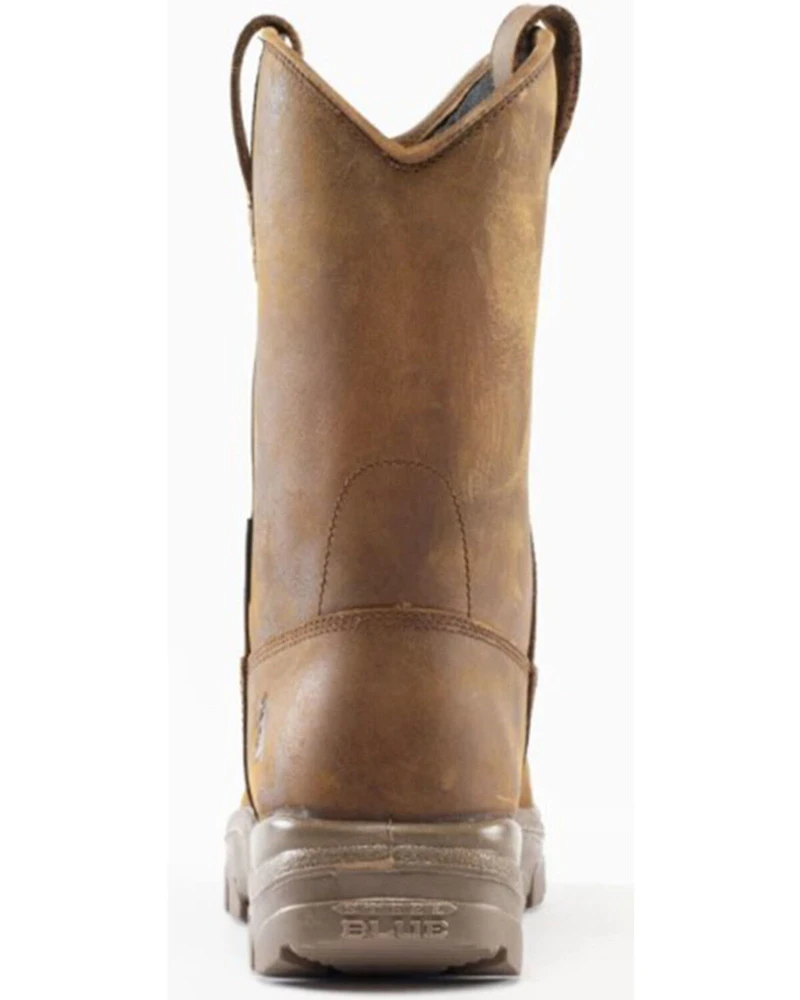Steel Blue Men's Heeler Scuff Waterproof Work Boots - Toe
