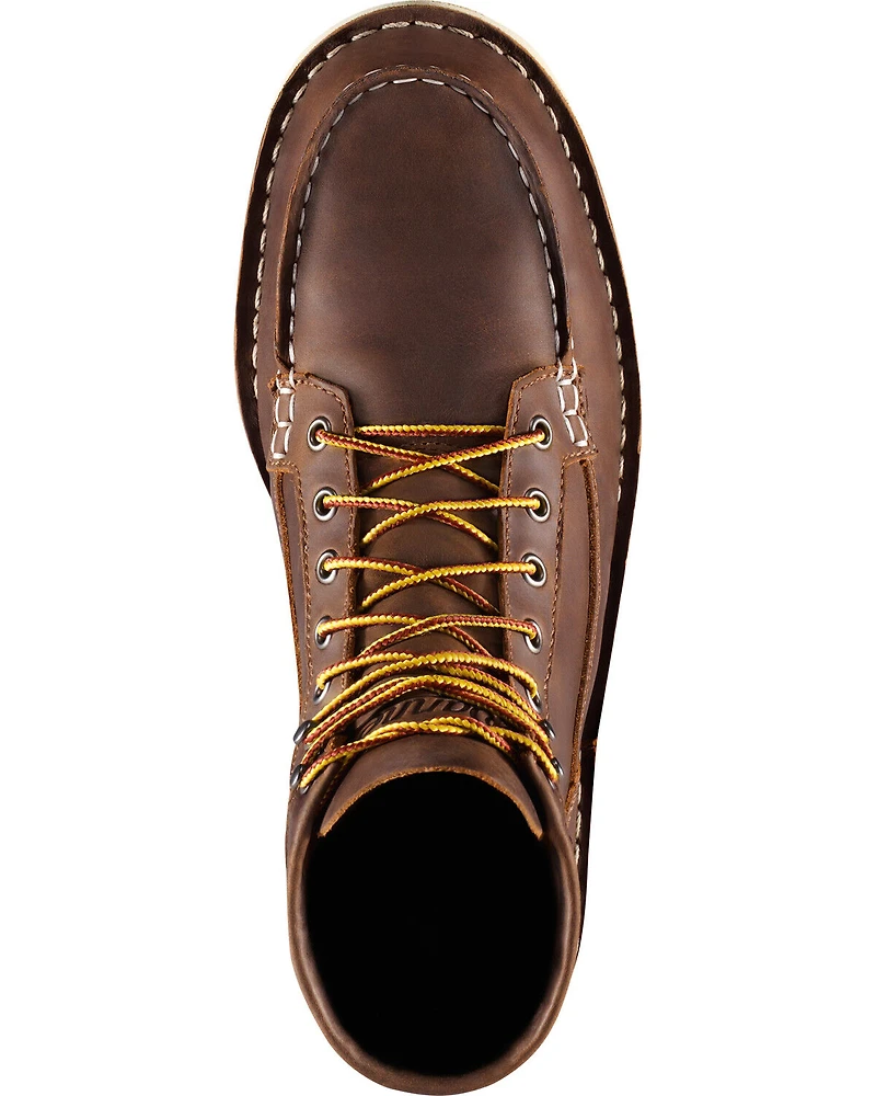 Danner Men's Bull Run Moc Toe 6" Work Boots - Soft