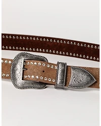 Shyanne Women's Rhinestone Border Belt