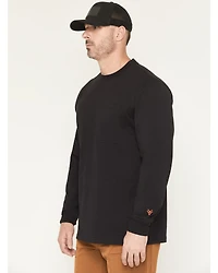 Hawx Men's Harvest Long Sleeve Graphic Work T-Shirt