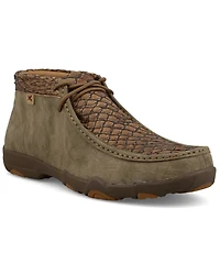 Twisted X Men's Exotic Seabass Chukka UltraLite X™ Driving Shoes - Moc Toe