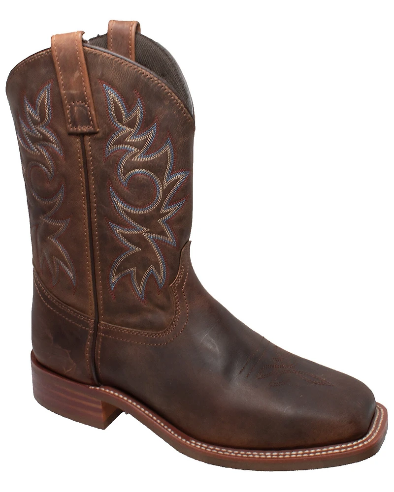 Ad Tec Men's Oiled Western Boots - Square Toe