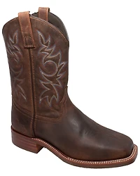 Ad Tec Men's Oiled Western Boots - Square Toe