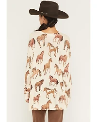 Show Me Your Mumu Women's Running Horse Sweater