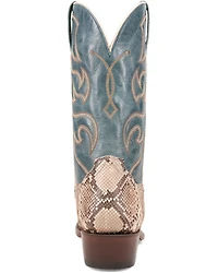 Dan Post Men's Exotic Python Western Boots - Snip Toe