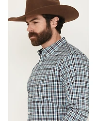Cody James Men's Bob Plaid Print Long Sleeve Button-Down Western Shirt