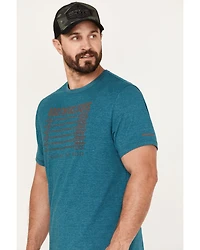 Brothers and Sons Men's Gradient Arrows Logo Graphic T-Shirt