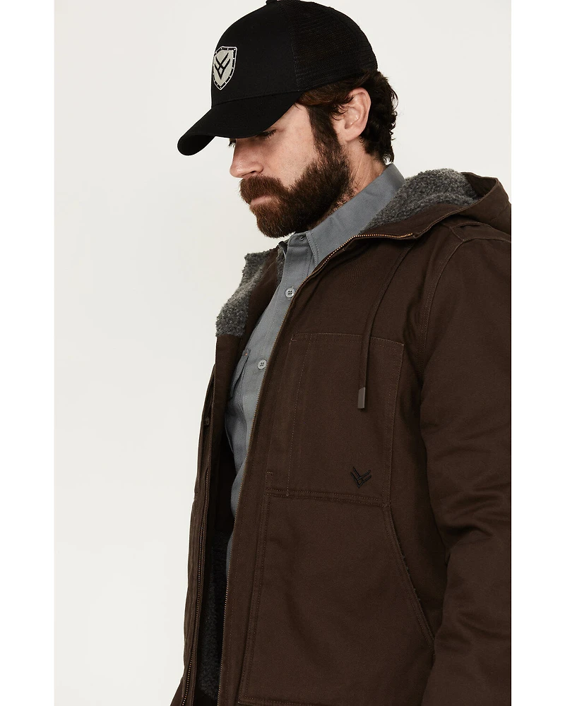 Hawx Men's Castile Weather Duck Hooded Work Jacket