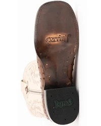 Ferrini Men's Kango Full Quill Ostrich Western Boots - Broad Square Toe