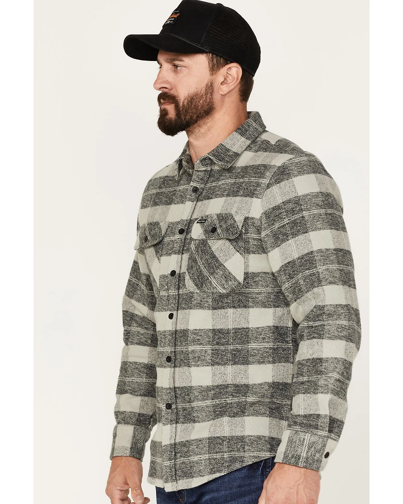 Brixton Men's Bowery Long Sleeve Button Down Flannel Shirt