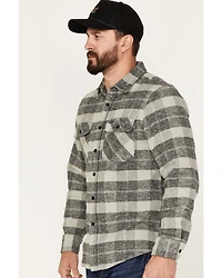 Brixton Men's Bowery Long Sleeve Button Down Flannel Shirt