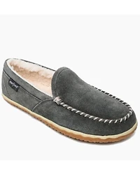 Minnetonka Men's Gray Tilden Slippers - Moc Toe