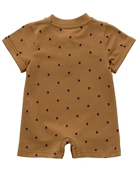 Carhartt Infant Boys' Logo Short Sleeve Snap Onesie