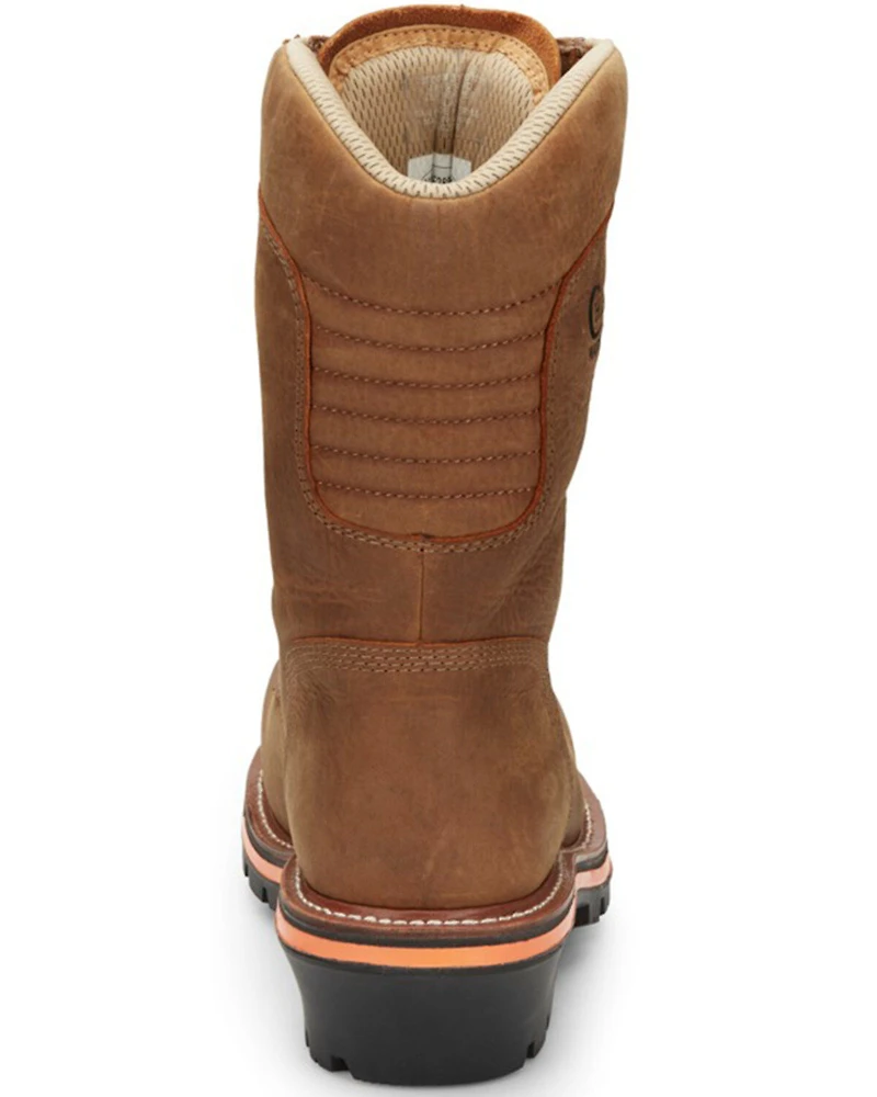 Chippewa Men's Thunderstruck 10" Waterproof Insulated Lace-Up Work Logger Boot - Nano Composite Toe
