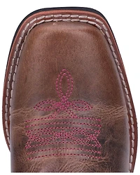 Dan Post Girls' Majesty Western Boots - Square Toe