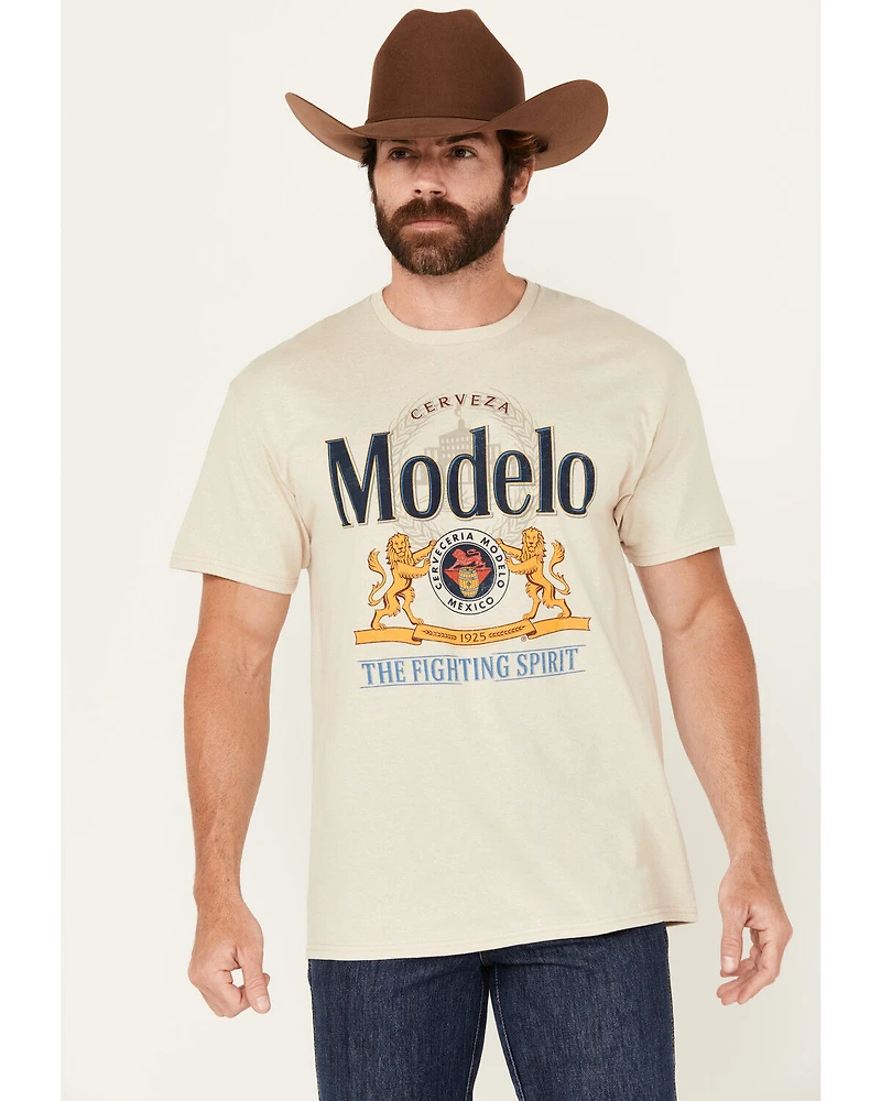 Modelo Men's Logo Short Sleeve Graphic T-Shirt