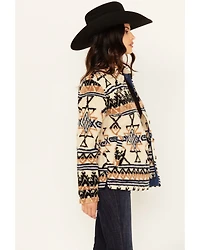 Idyllwind Women's Dowlan Southwestern Print Sherpa Jacket