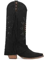 Dingo Women's Spirit Trail Fringe Tall Western Boots - Round Toe