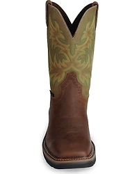Justin Men's Stampede 11" Steel Toe Western Work Boots
